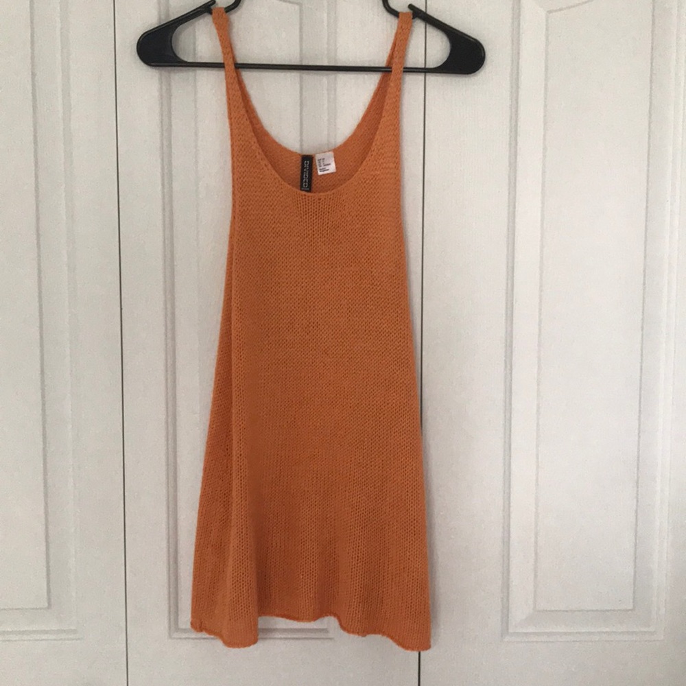 H&M knitted tangerine tank